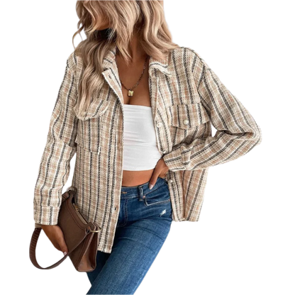 Women's Long Sleeve Blouse Cotton Casual White
