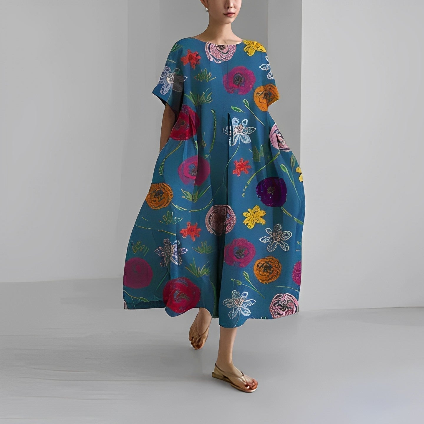 Chic Free-Spirited Maxi Dress