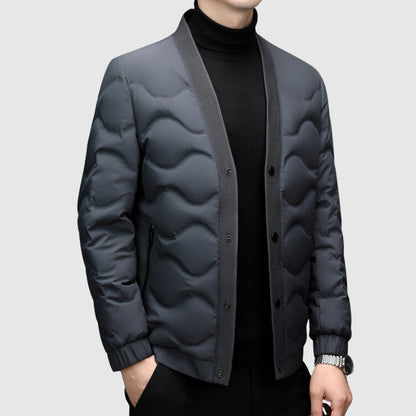 Roberto Russo Down Jacket Lightweight Waterproof Black