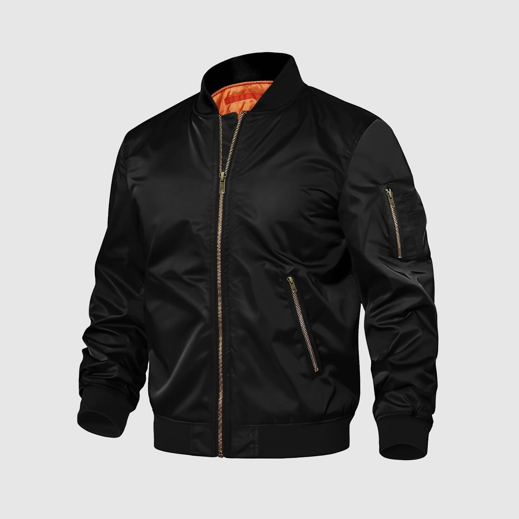 Alessandro Veneti Men's Aviator Leather Jacket - VibreMode