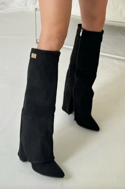 Tall Heel Ankle Fashion Boots
