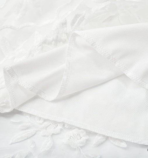 Women's White V-Neck Backless Mini Dress