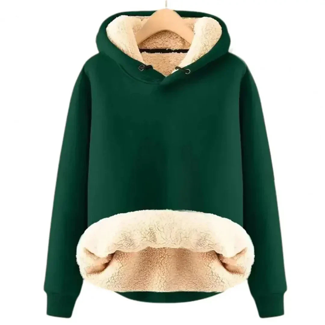Women's Fleece Lined Hoodie Soft Warm