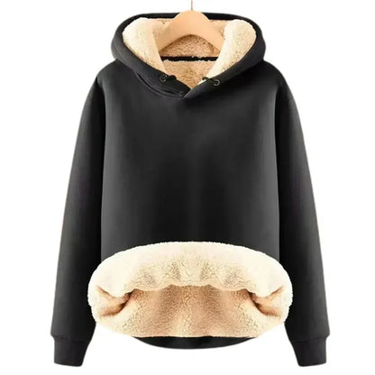 Women's Fleece Lined Hoodie Soft Warm