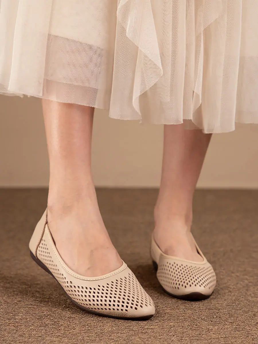 Women's Ballet Flats Slip-On Comfortable Design - VibreMode