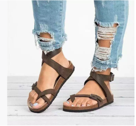 Comfortable Womens Flat Summer Sandals - VibreMode
