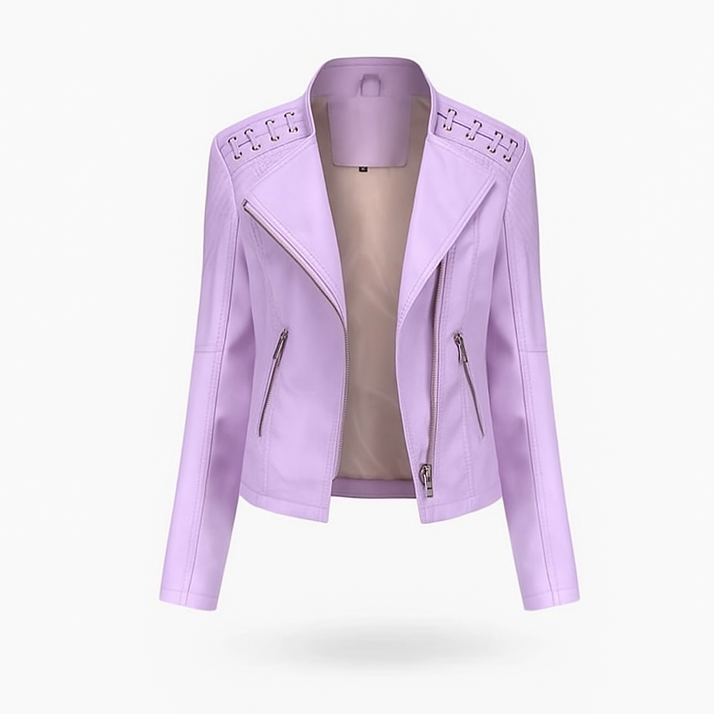Lea Womens Lambskin Autumn Jacket