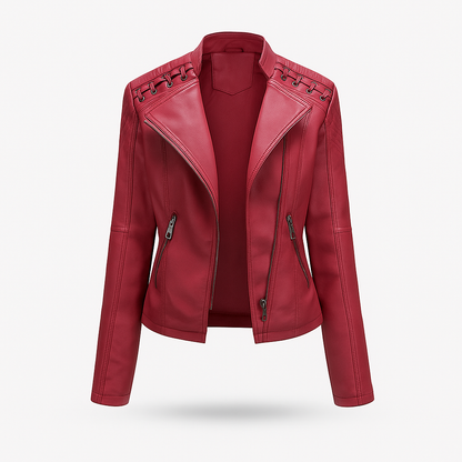 Lea Womens Lambskin Autumn Jacket