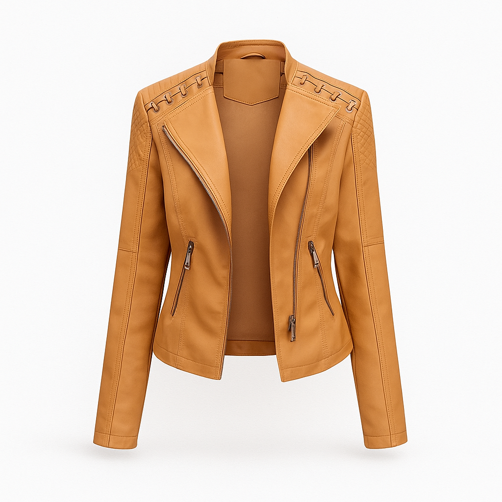 Lea Womens Lambskin Autumn Jacket