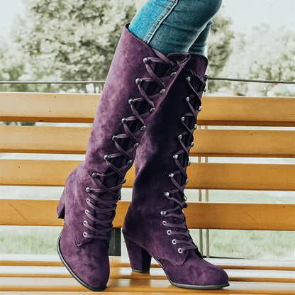 Elegant Ladies High Heel Ankle Boots - VibreMode
