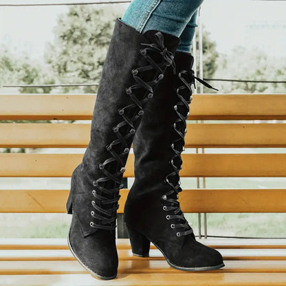 Elegant Ladies High Heel Ankle Boots