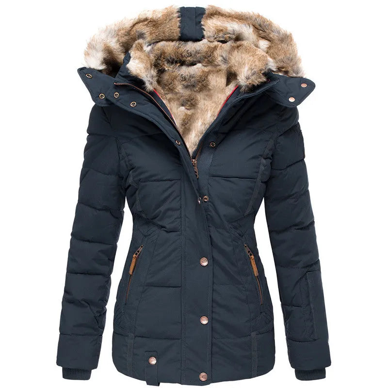 Warm Thermal Down Parka for Freezing Weather - VibreMode