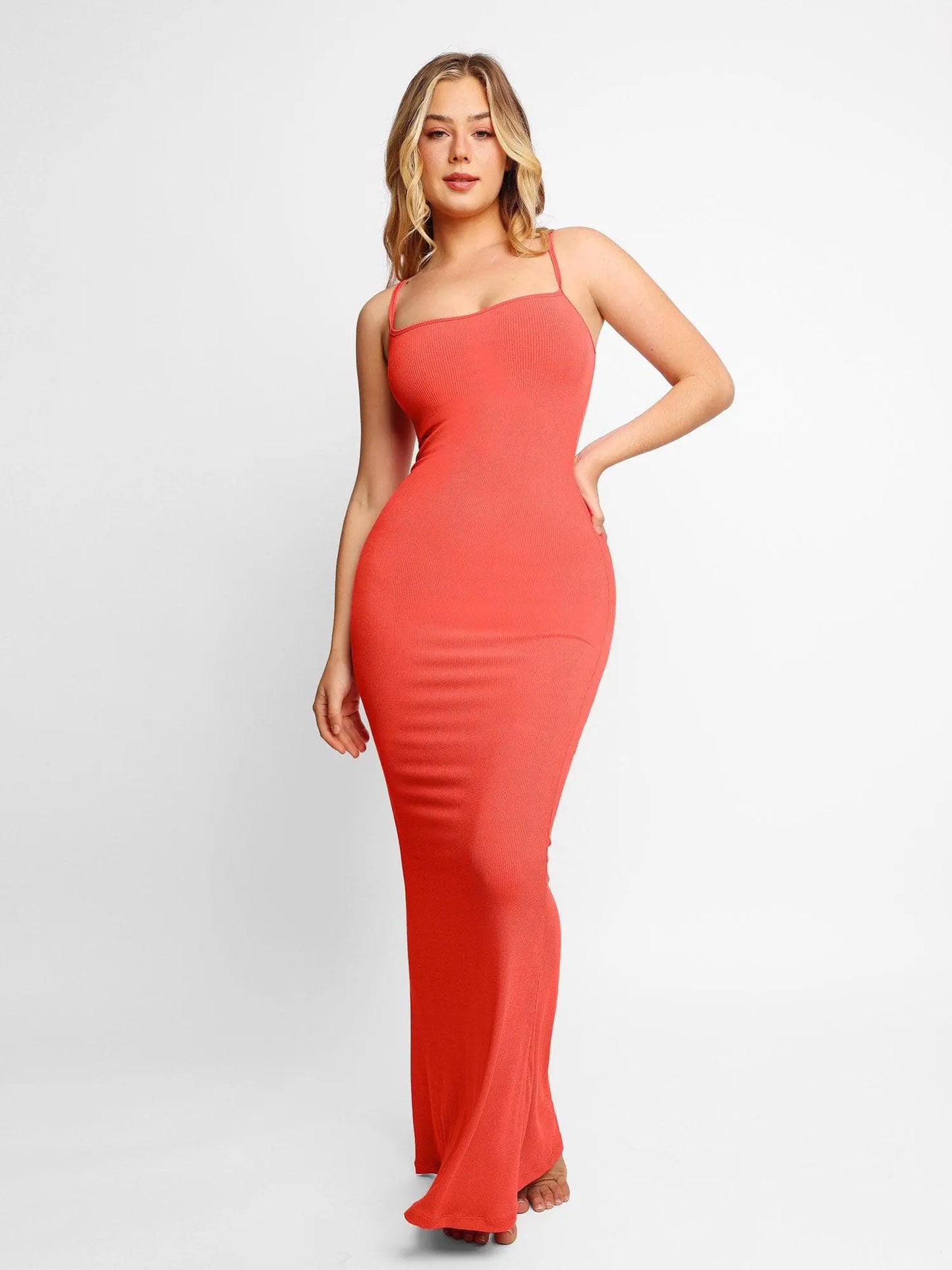 Fit and Flare Long Evening Dress