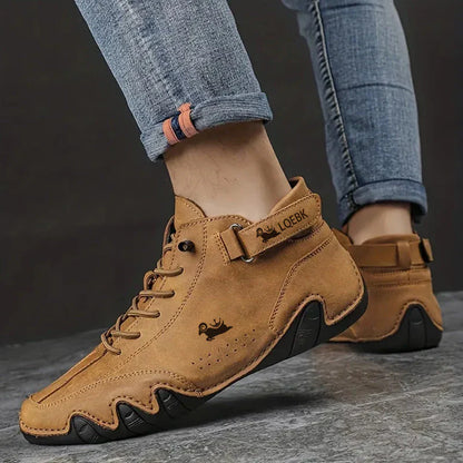 Leather Walking Shoes Comfortable Balance Design