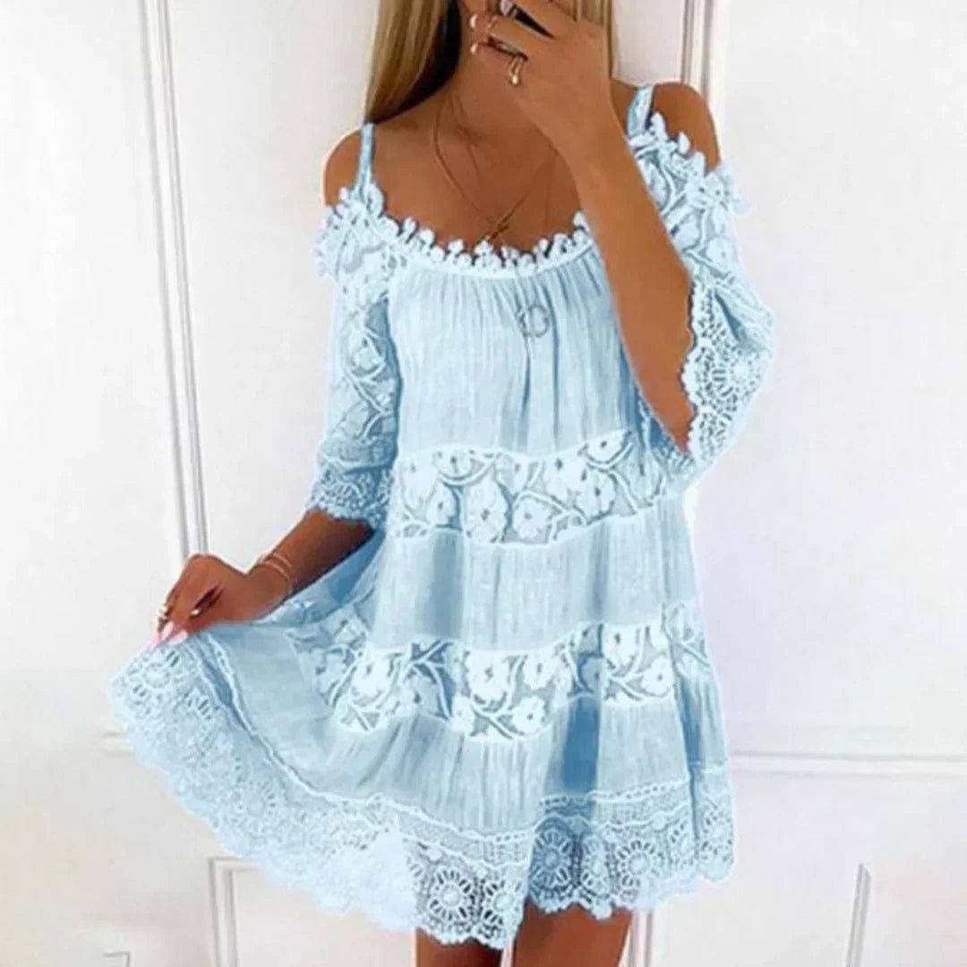 Women's Cold Shoulder Summer Dress
