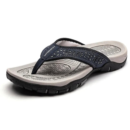 Comfortable Men's Sports Flip Flops with Arch Support Sandals