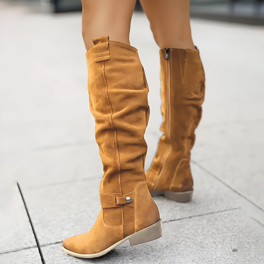Luxurious Leather Tall Riding Boots