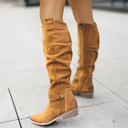 Luxurious Leather Tall Riding Boots