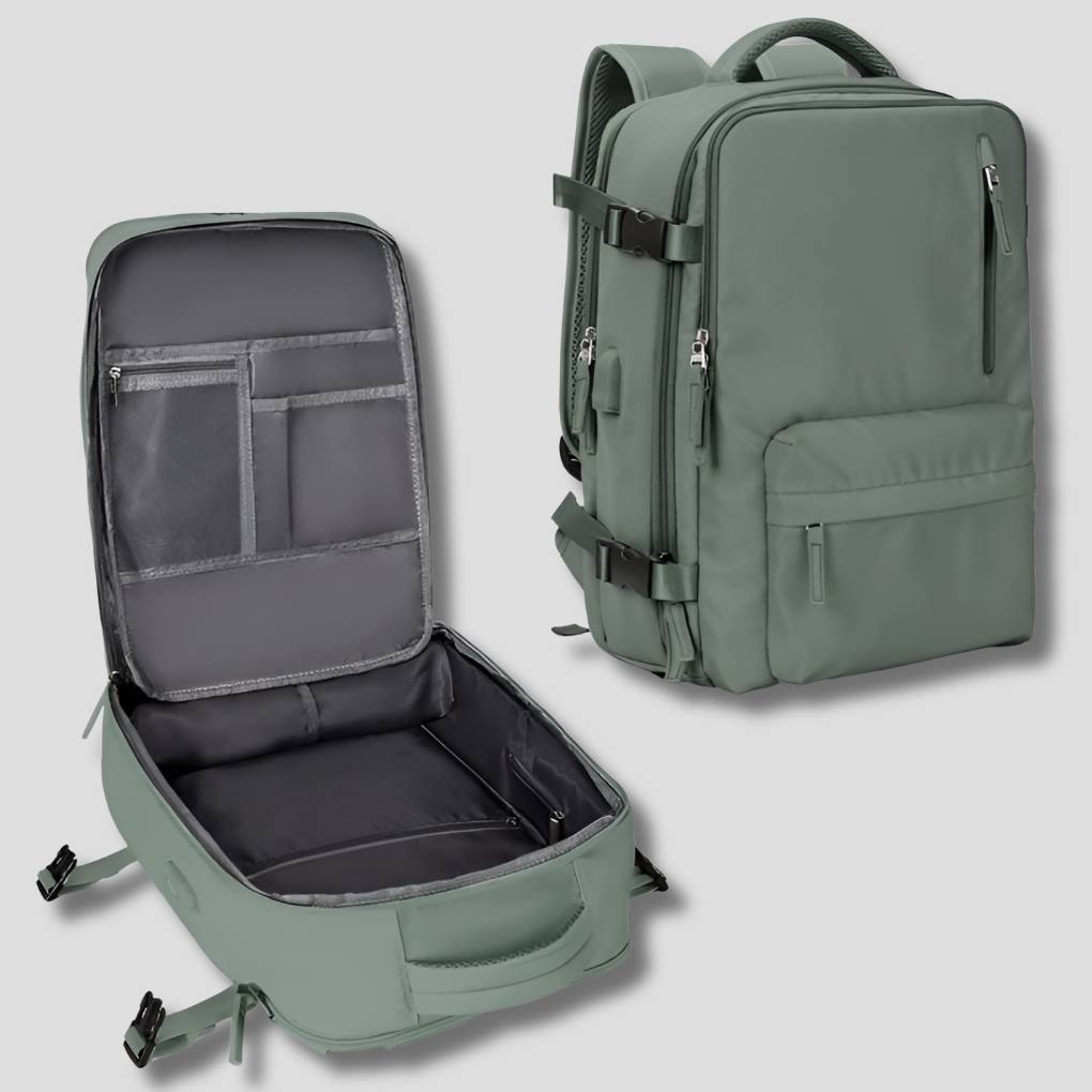Expandable Carry-On Travel Backpack