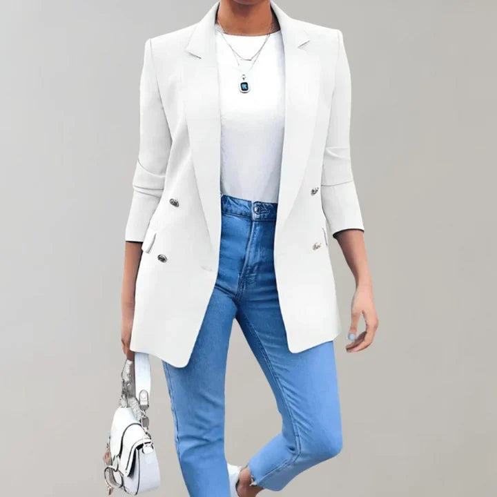 Womens Elegant Blazer Formal Wear - VibreMode