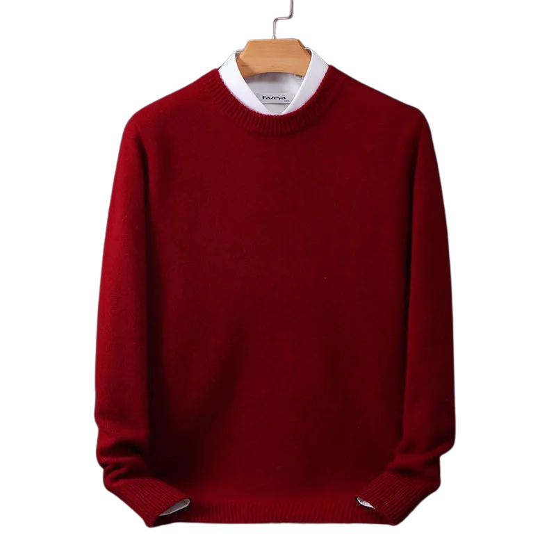 Warm Men's Cozy Crew Neck Winter Sweater