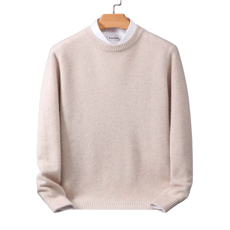 Warm Men's Cozy Crew Neck Winter Sweater