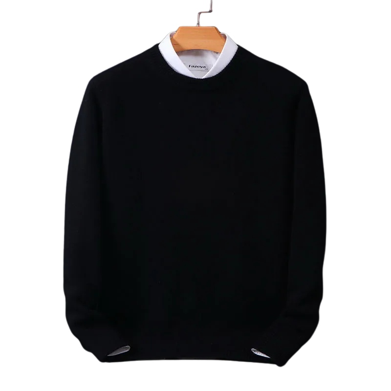 Warm Men's Cozy Crew Neck Winter Sweater