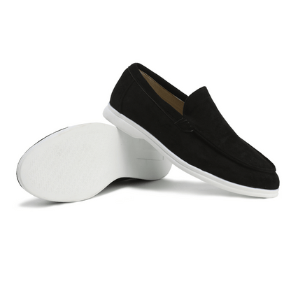 Men's Slip-On Loafers Leather Casual Brown