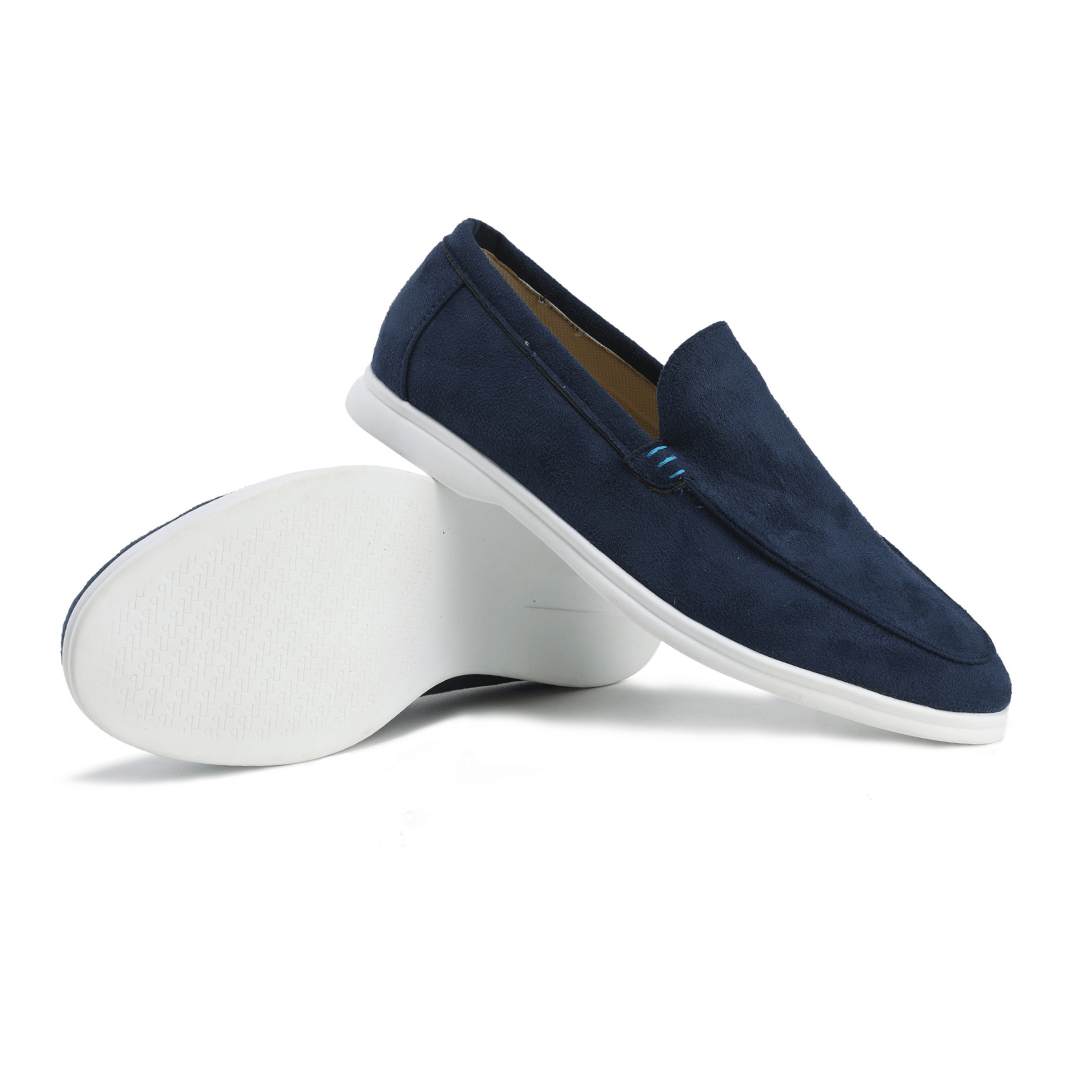 Men's Slip-On Loafers Leather Casual Brown