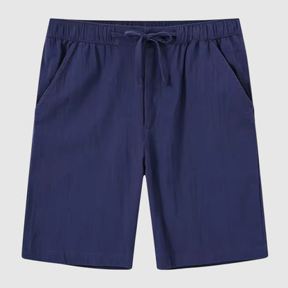 Relaxed Fit Linen Beach Shorts