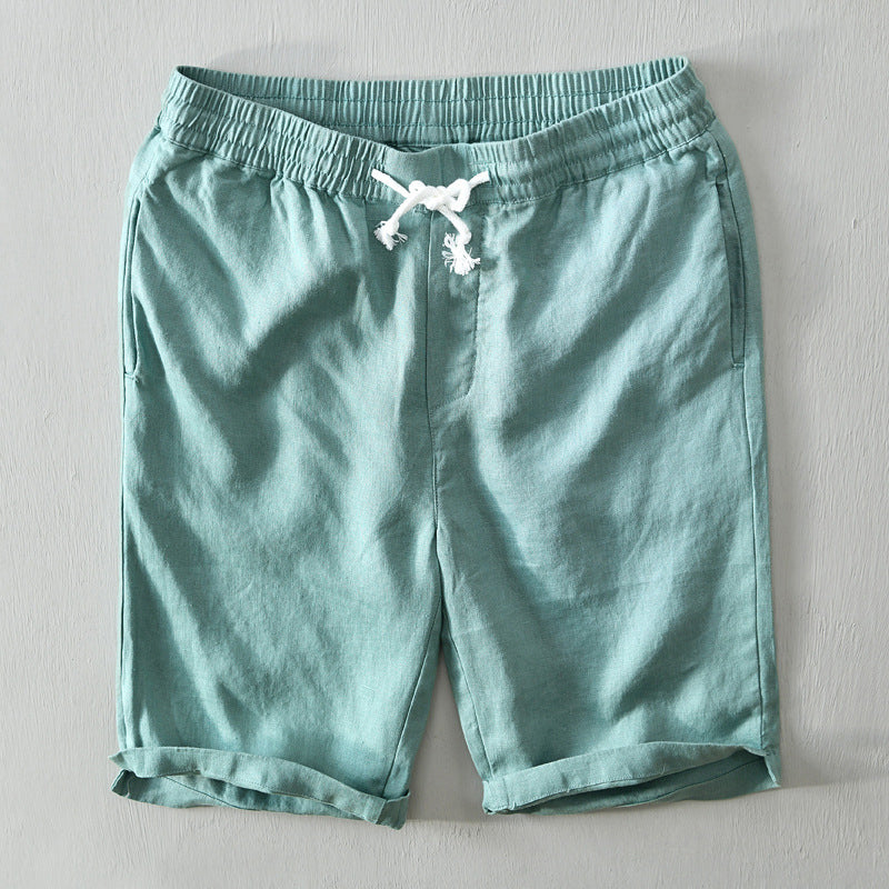 Beachy Light Linen Shorts - VibreMode