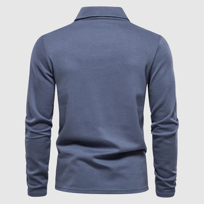 Lorenzo Vitali Elite Full Sleeve Polo Shirt - Soft Blend Anti-Pilling Comfort