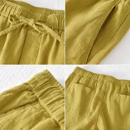 Lightweight Coastal Linen Shorts