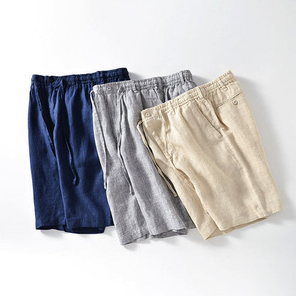 Luxury Italian Linen Shorts - VibreMode