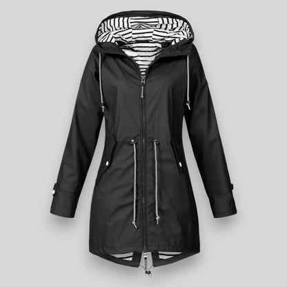 Women's Hooded Zip Up Coat