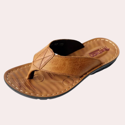 Men's Leather Slippers Casual
