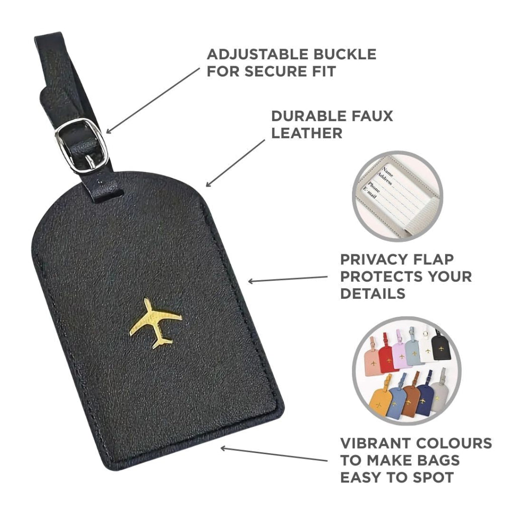 Leather Luggage Tag - VibreMode
