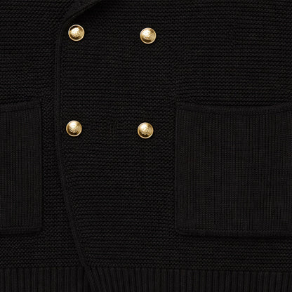 Men's Double Breasted Knit Cardigan