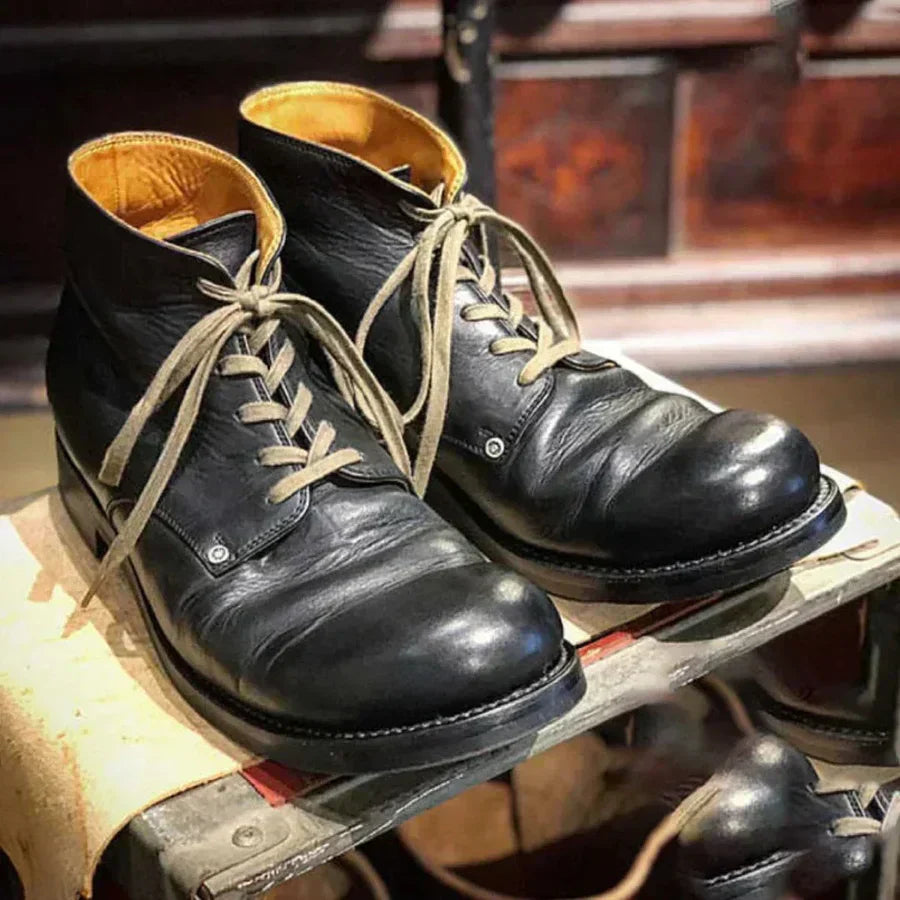 Luxury Vintage Style Leather Oxfords