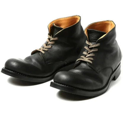Luxury Vintage Style Leather Oxfords - VibreMode