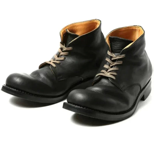 Luxury Vintage Style Leather Oxfords - VibreMode