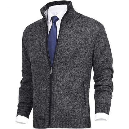 Tommy Men's Fleece Zip Vest Warm Black