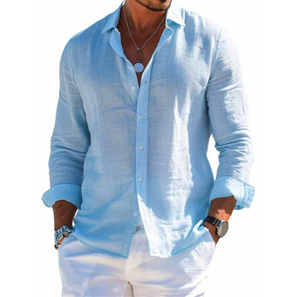 Men's Lapel Dress Shirt