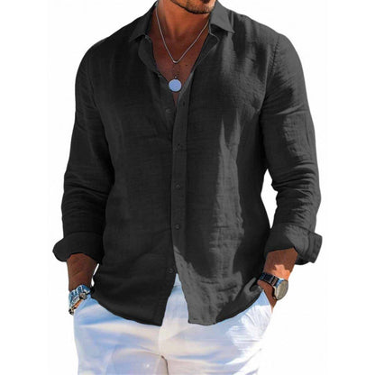 Men's Lapel Dress Shirt