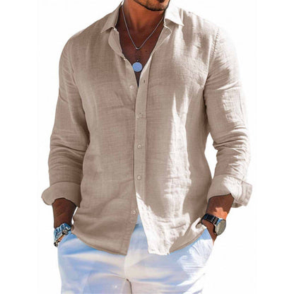 Men's Lapel Dress Shirt