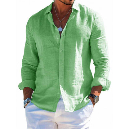 Men's Lapel Dress Shirt