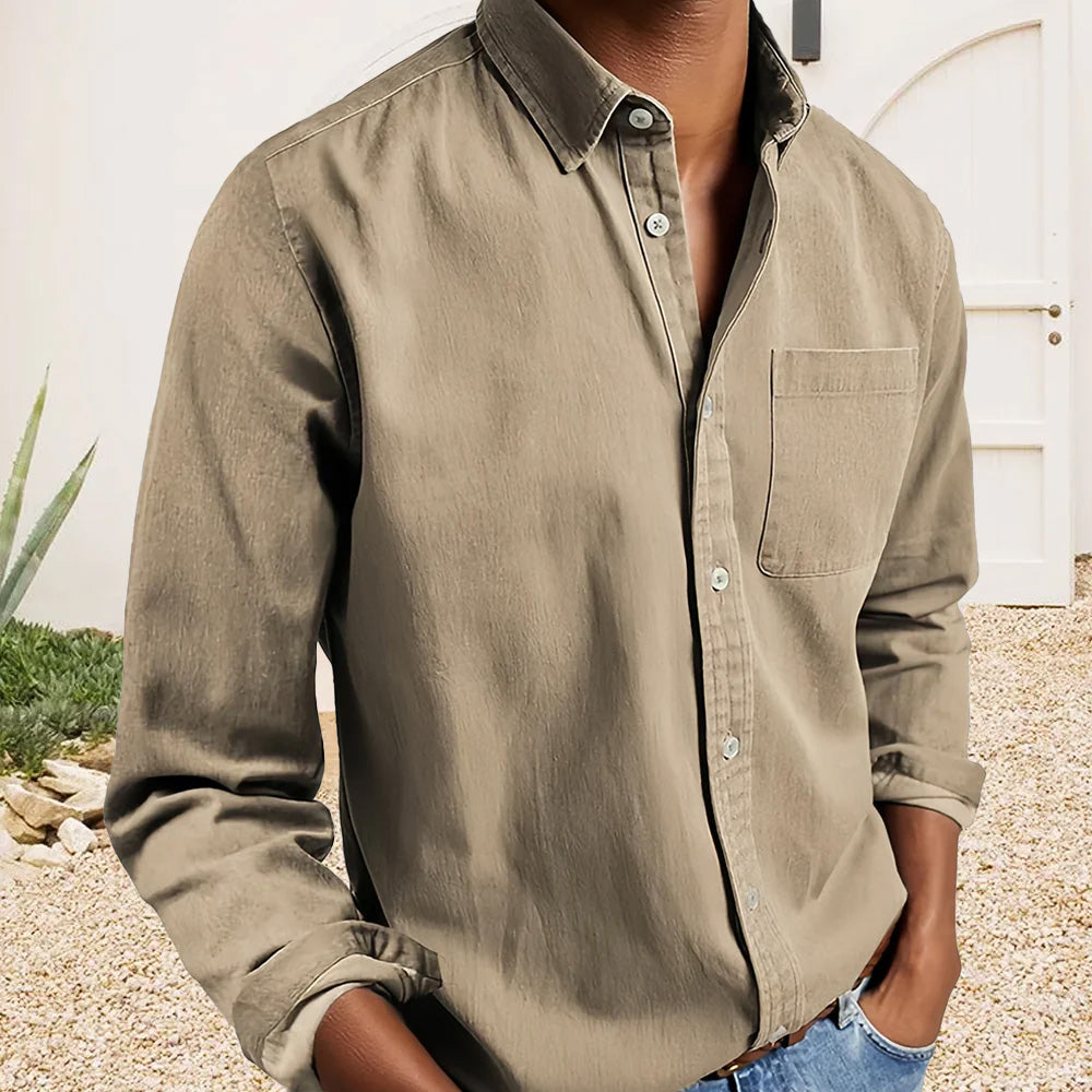 Men's Cotton Textured Shirt
