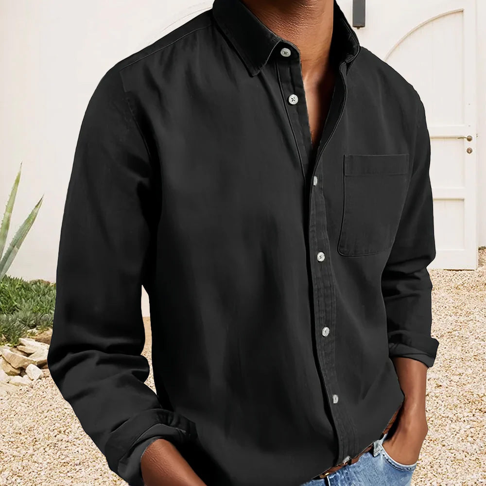 Men's Cotton Textured Shirt