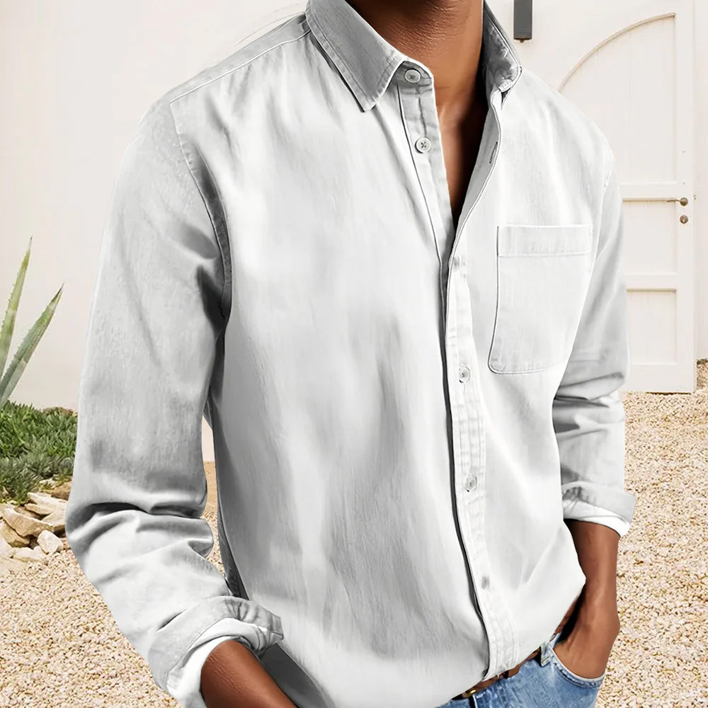 Men's Cotton Textured Shirt