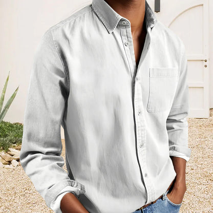 Men's Cotton Textured Shirt